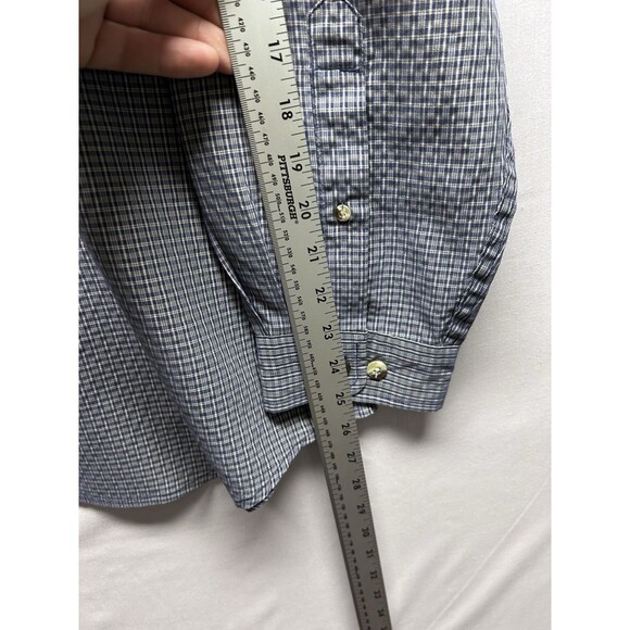 The North Face Men’s XL Vented Outdoors Button Up Shirt Fishing Hiking Blue - Picture 5 of 8